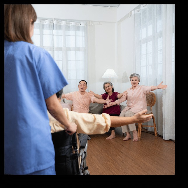 Senior-woman-in-wheelchair-with