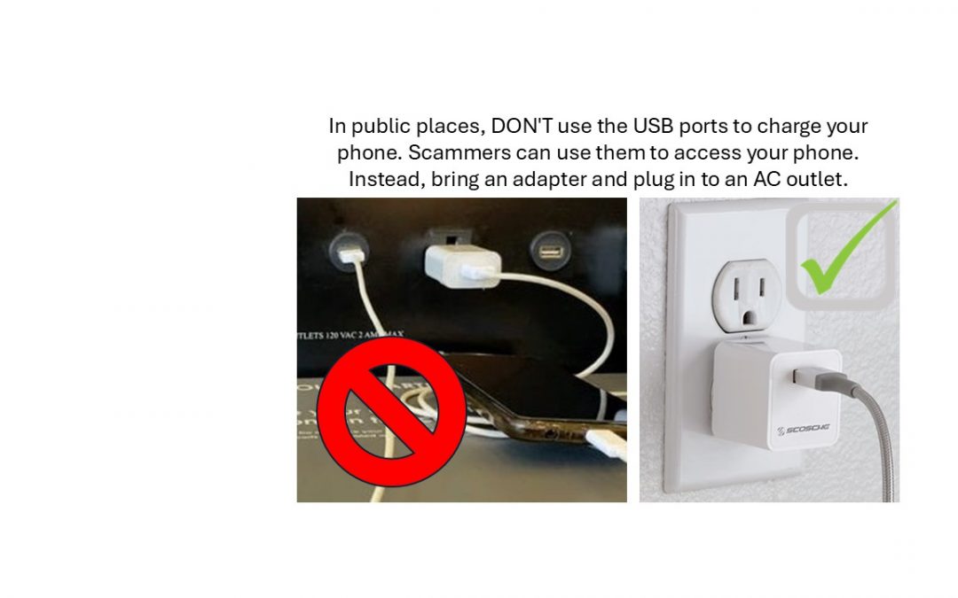 Free Phone Charging Stations Can Be Dangerous